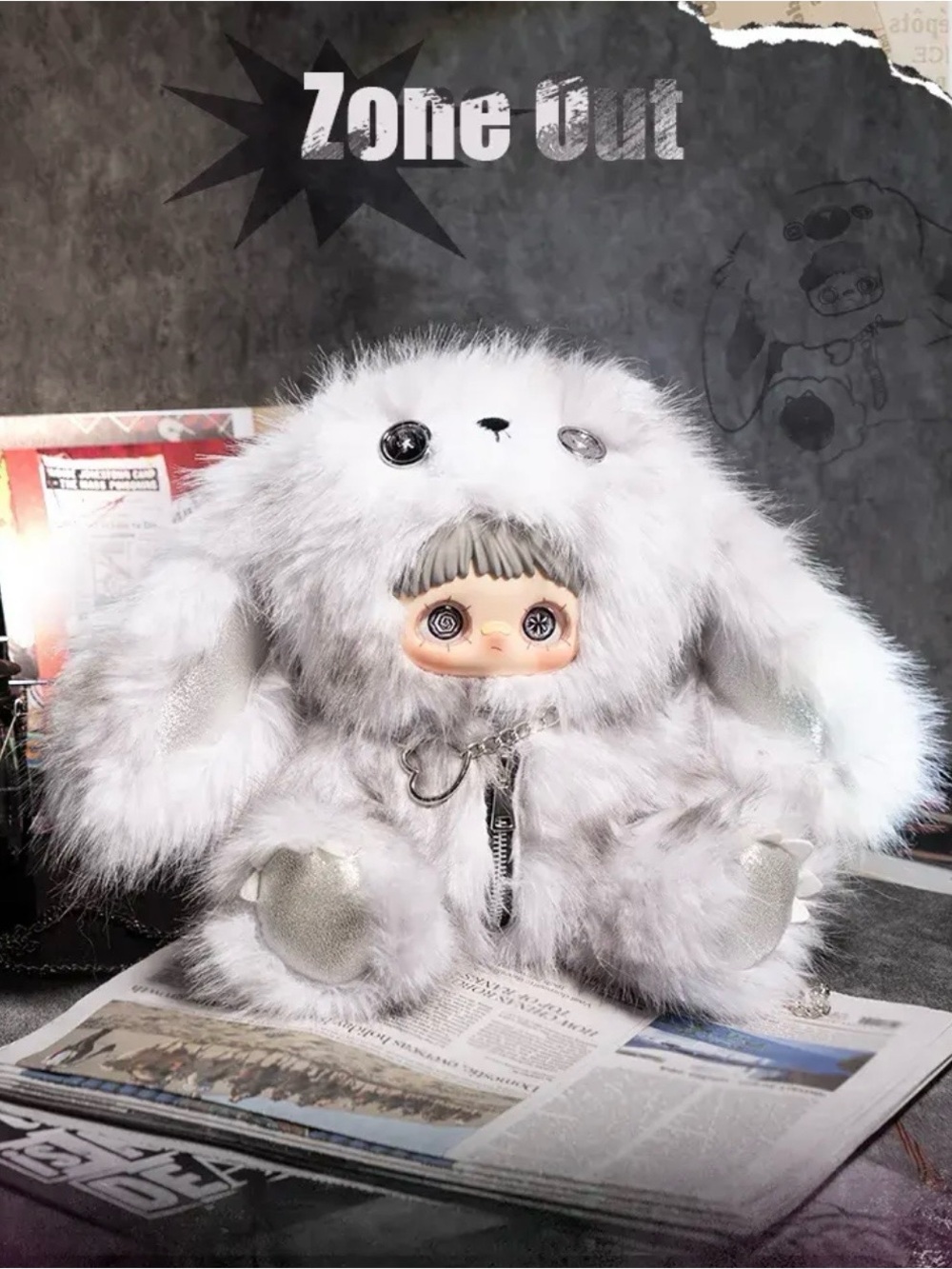 MAYMEI Rebel Doll Series
Plush Backpack
'Zoned Out' (the Chaser) - Picture 11 of 13